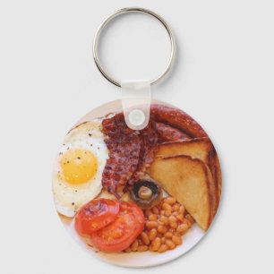 Porte-clés de plein petit déjeuner anglais