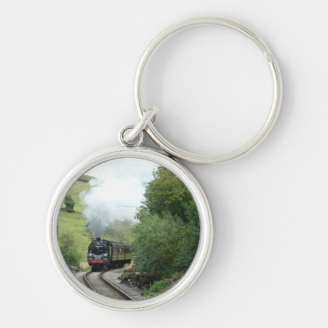 Porte-clés de porte - clé de train de machine à (Devant)