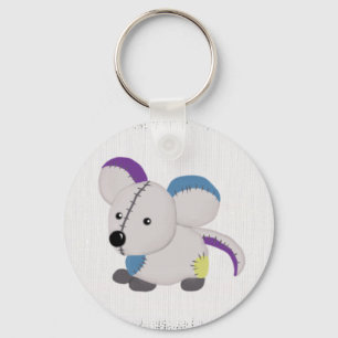 Porte-clés de souris colorée