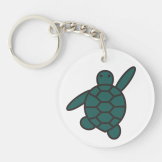 Porte - clés de tortue de mer de bébé