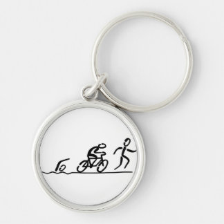 Porte-clés de triathlon