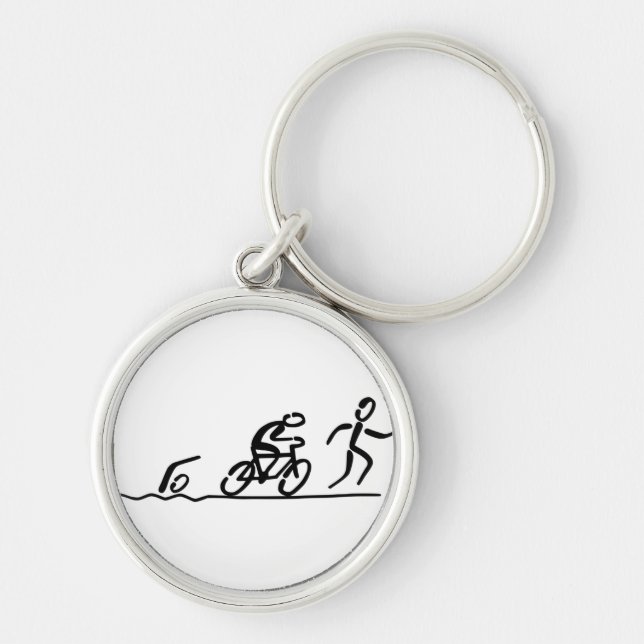 Porte-clés de triathlon (Devant)