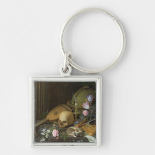Porte-clés De Vanitas toujours une vie avec un Nautilus et un