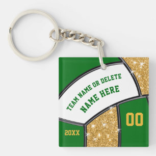 Porte - clés de volleyball personnalisés par blanc