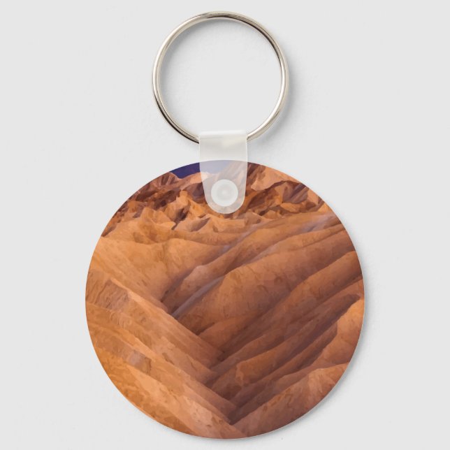 Porte-clés Death Valley National Park, souvenir de Californie (Recto)