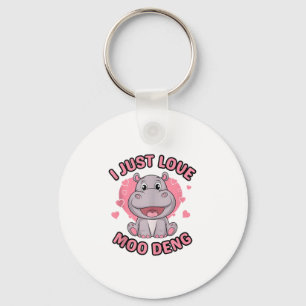 Porte-clés Débardeur Hippo bébé mignon_1