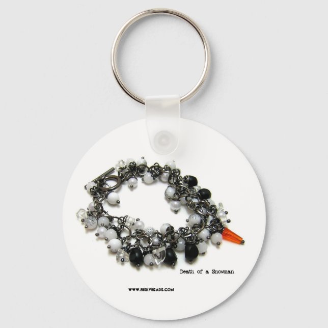 Porte-clés Décès d'un porte - clé de neige (Recto)