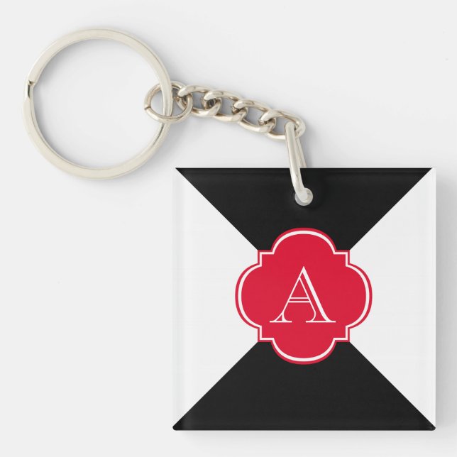 Porte-clés Décorations de monogramme (Devant)