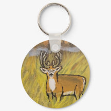 Deer En Porte - clé Automne