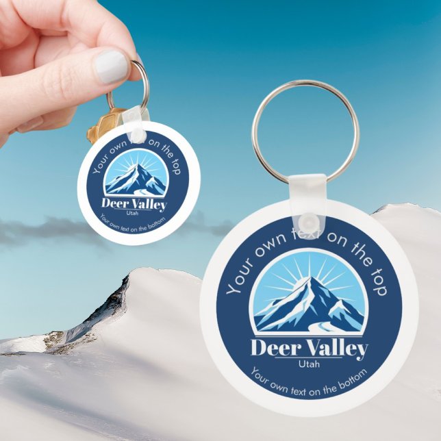 Porte-clés Deer Valley Utah ski area keepsake  (Créateur téléchargé)