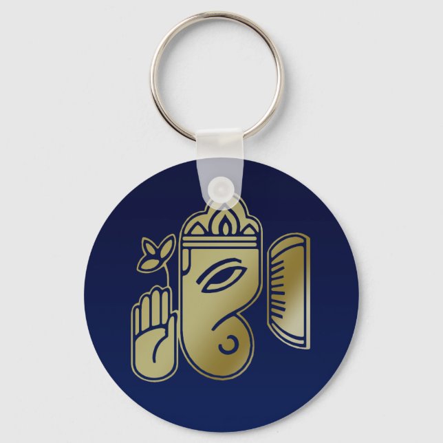 Porte-clés Déesse d'or Ganesha - Porte - clé (Recto)