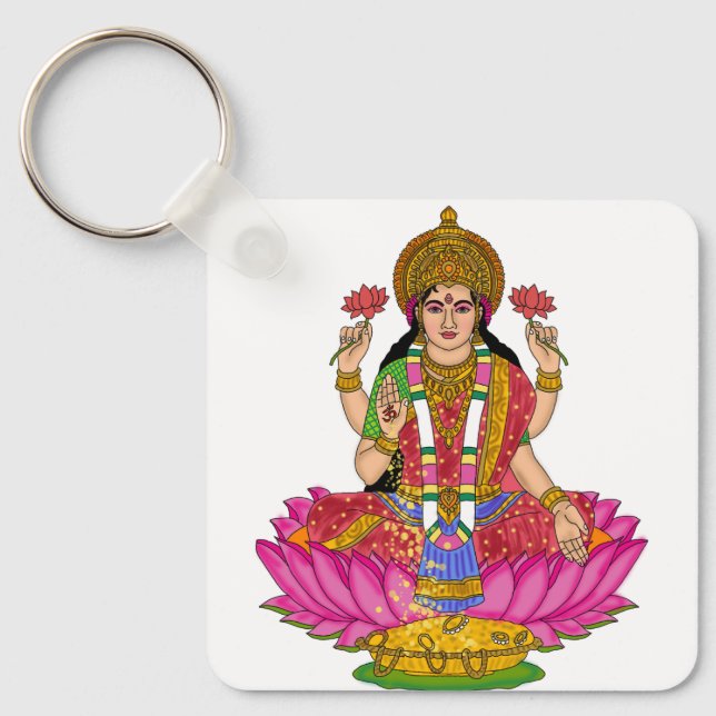 Porte-clés déesse Lakshmi (Recto)