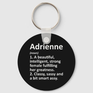 Porte-clés Définition Adrienne Nom Personnalisé Drôle