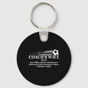 Porte-clés Définition de la femme de l'entraîneur de football
