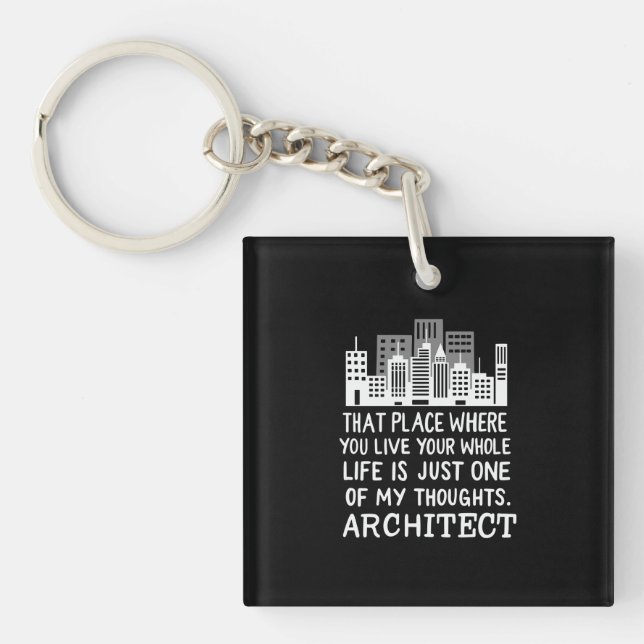 Porte-clés Définition de l'architecte (Devant)