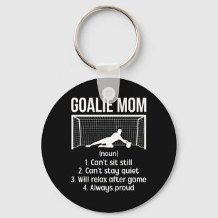 Porte-clés Définition de maman gardien de but de football Gar