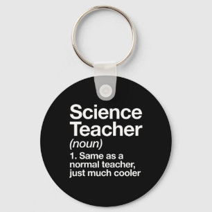 Porte-clés Définition de professeur de science Fun Byck Pour 