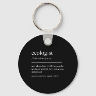 Porte-clés Définition drôle d'écologiste Écologie Environneme