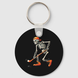 Porte-clés Déguisement de hockey squelette Halloween Sport Ho