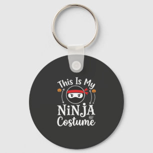 Porte-clés Déguisement de ninja drôle Design Halloween_1