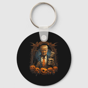Porte-clés Déguisement Halloween Trump Président Effrayant Ci