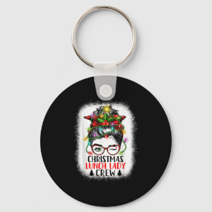 Porte-clés Déjeuner de Noël Lady Crew Messy Bun Femmes Christ