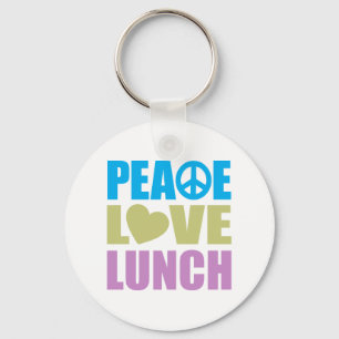 Porte-clés Déjeuner Peace Love