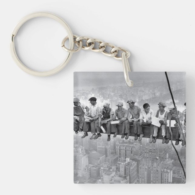 Porte-clés Déjeuner Sur Un Gratte-Ciel (Devant)