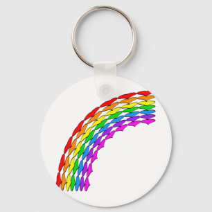 Porte-clés demi-arc-en-ciel droit