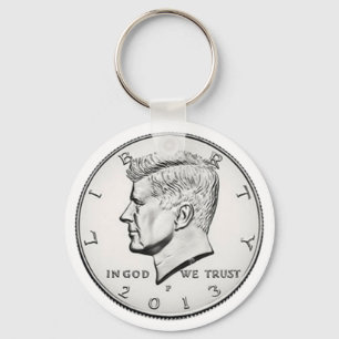 PORTE-CLÉS DEMI DOLLAR KENNED 2013