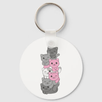 Porte-clés Demigirl Drapeau Pride chat Lgbtq Cute Chat