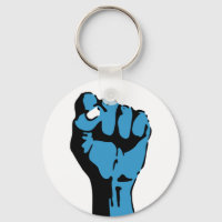 démocrate de sang bleu : poing