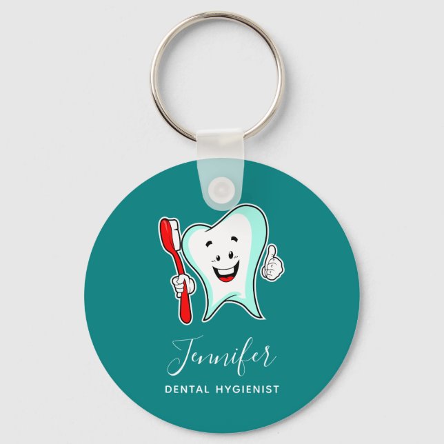 Porte-clés Dental Care Happy Tooth (Recto)