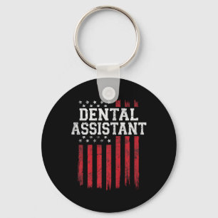Porte-clés Dental Istal Drapeau Américain Usa Patriot Patriot
