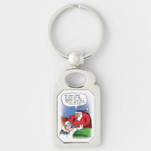 Porte-clés Dents Fairy Père Noël Drôle Carton de Noël