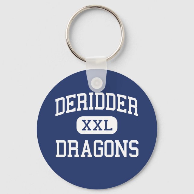 Porte-clés DeRidder - Dragons - High - DeRidder Louisiana (Recto)