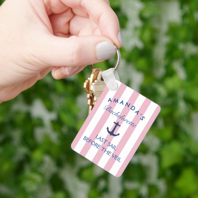 Porte-clés Dernière voile avant le voile Keychain enterrement (main)