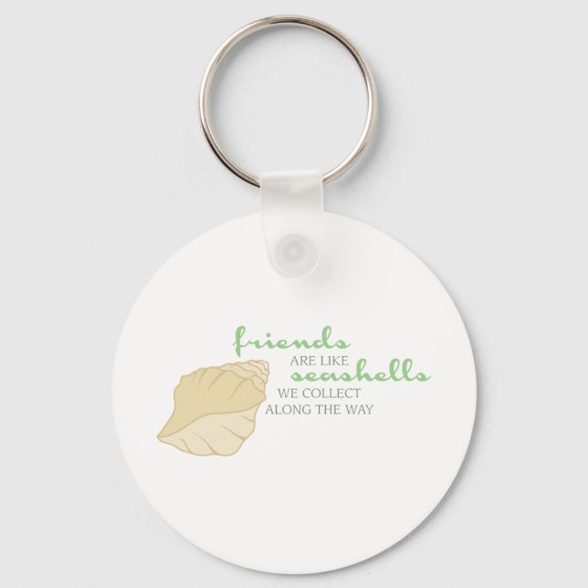 Porte-clés Des Amis Comme Des Coquillages (Recto)