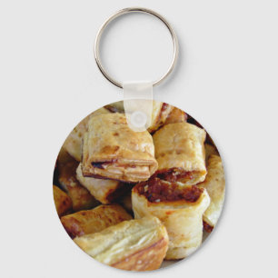 Porte-clés Des tas de rouleaux de saucisses