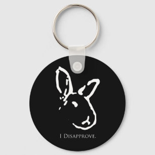 Porte-clés Désapprouver le Porte - clé de lapins
