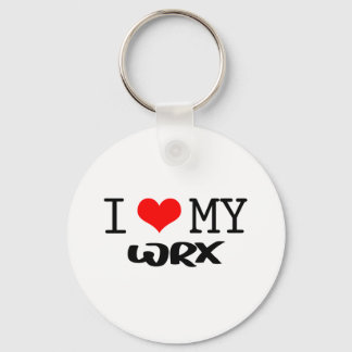 Porte-clés Design classique "I Love My WRX"