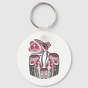 Porte-clés Design de Haida Raven