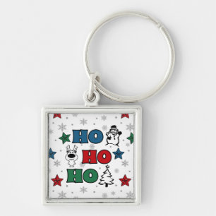 Porte-clés Design de Noël Ho-Ho-Ho