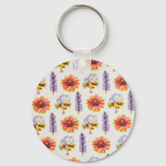Porte-clés Design floral