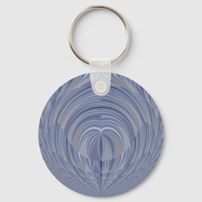 Porte-clés Design sans couture du grand coeur (Recto)