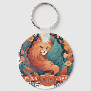 Porte-clés "Design unique de stéthoscope en forme de cœur 