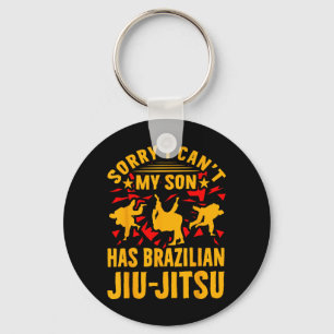 Porte-clés Désolé je ne peux pas mon fils a du jiu-jitsu brés
