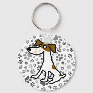 Porte-clés dessin animé Jack Russell