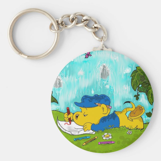 Porte-clés Dessin De Ferald Par La Cascade (Devant)