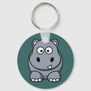 Porte-clés Dessin hippo